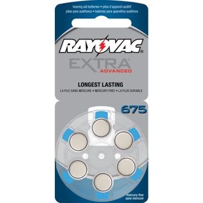 Rayovac - Extra Advanced ZM- Batteries - Size 312 - 312AE-6ZM