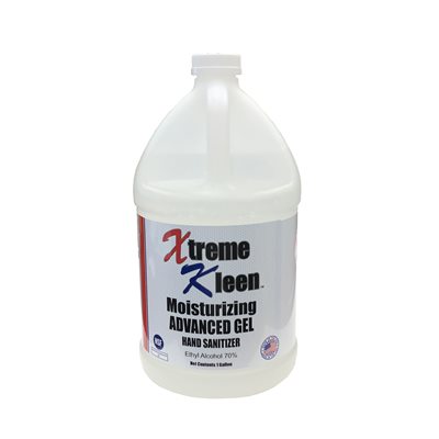 Xtreme Kleen Moisturizing Advanced Gel Hand Sanitizer 1 Gallon Pump