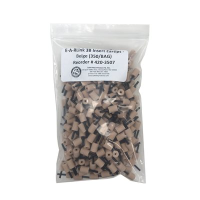 E-A-RLink 3B Insert Eartips - Beige (350 / bag)