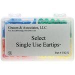 Grason GS Series Flanged Eartip Kit in Plastic Box - 70 / kit (flanged eartips only)